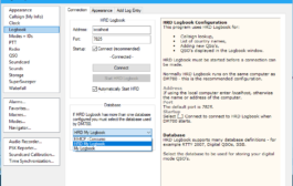 Escoger diferentes bases de datos (indicativos) en modos digitales - HRD