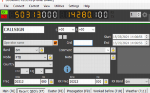 Omnirig + LOG4OM V2 + WSJT-X + JTAlert