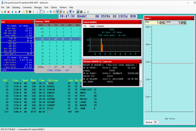 Usando DXLog para activaciones portables