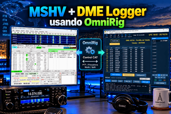 Problemas de CAT entre MSHV, OmniRig y DME Logger